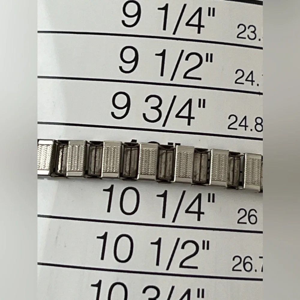 Croton Waterproof Rare Vintage Mechanical Ladies Watch Stainless Dial Bracelet